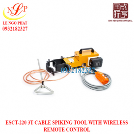 ESCT-220 3T CABLE SPIKING TOOL WITH WIRELESS REMOTE CONTROL