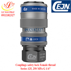 Couplings safety lock Female thread Series 125, 250 MPa G 1/4"
