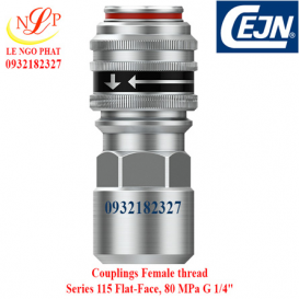 Couplings Female thread Series 115 Flat-Face, 80 MPa G 1/4"