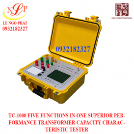 TC-1000 FIVE FUNCTIONS IN ONE SUPERIOR PERFORMANCE TRANSFORMER CAPACITY CHARACTERISTIC TESTER
