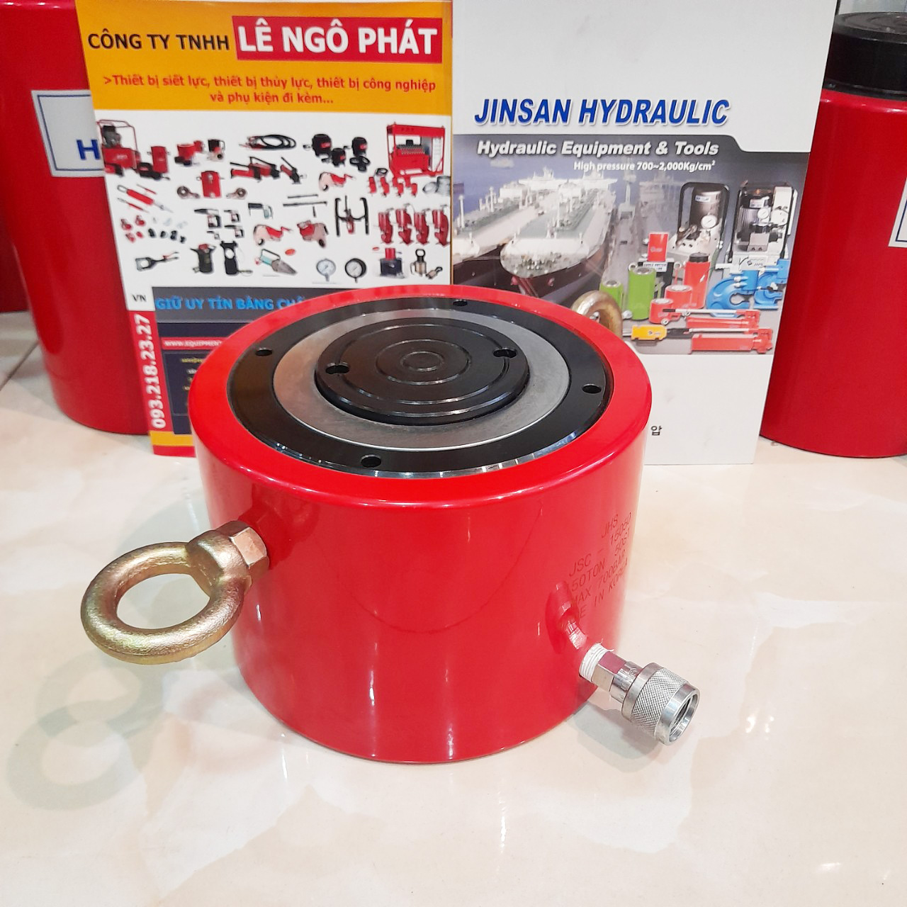 JSC-15050, Kích thủy lực lùn JHS 150 tấn hành trình 50 mm