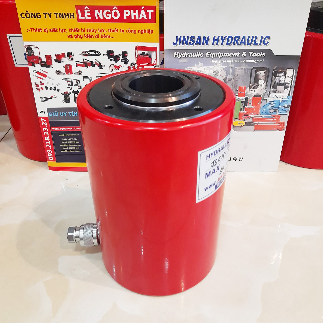 JSCH-5075, Kích thủy lực rỗng tâm JHS 50 tấn hành trình 75 mm