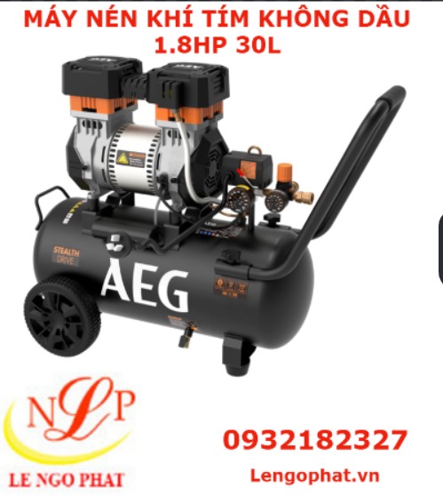 MÁY NÉN KHÍ KHÔNG DẦU 1.8HP 30L