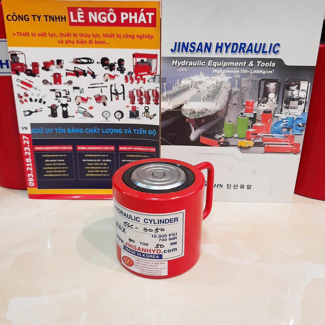 JSC-3050, Kích thủy lực lùn JHS 30 tấn hành trình 50 mm