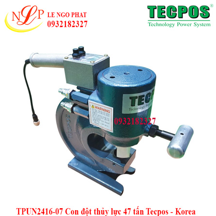 TPUN2416-07 Con đột thủy lực 47 tấn Tecpos - Korea
