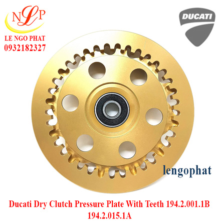 Ducati Dry Clutch Pressure Plate With Teeth 194.2.001.1B 194.2.015.1A