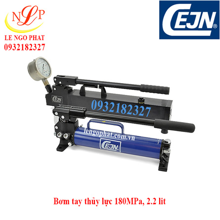 Bơm tay thủy lực 1 chiều 180MPa, 2.2 lit 