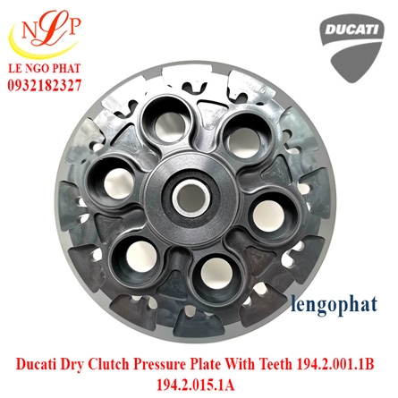 Ducati Dry Clutch Pressure Plate With Teeth 194.2.001.1B 194.2.015.1A