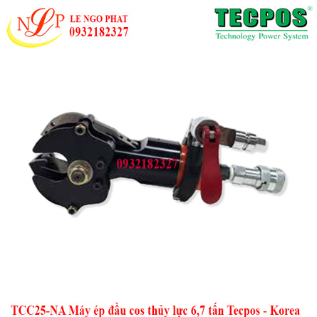 TCC25-NA Máy ép đầu cos thủy lực 6,7 tấn Tecpos - Korea