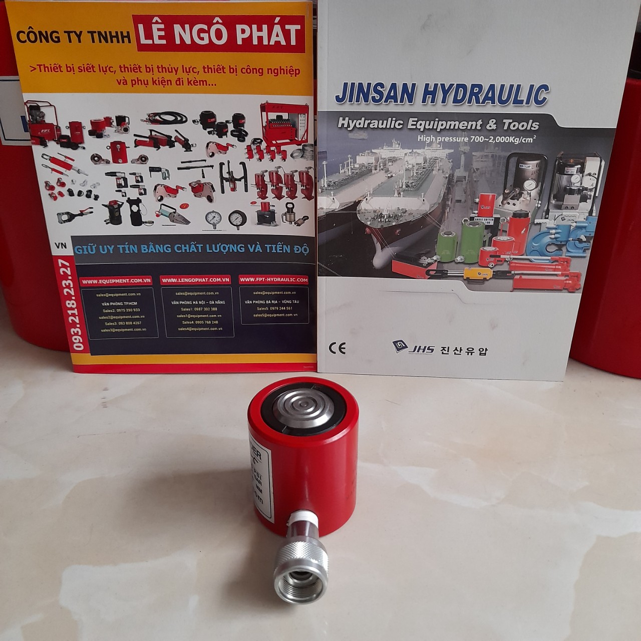 JSC-1025, Kích thủy lực lùn JHS 10 tấn hành trình 25 mm