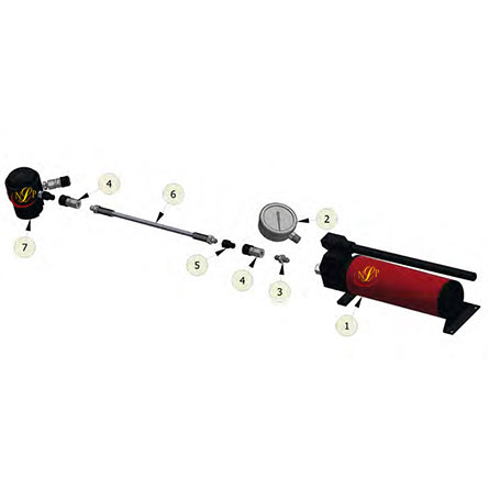 bơm tay thủy lực áp suất 4000 Bar