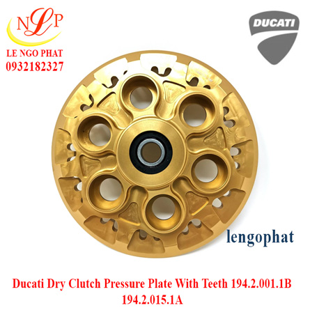 Ducati Dry Clutch Pressure Plate With Teeth 194.2.001.1B 194.2.015.1A