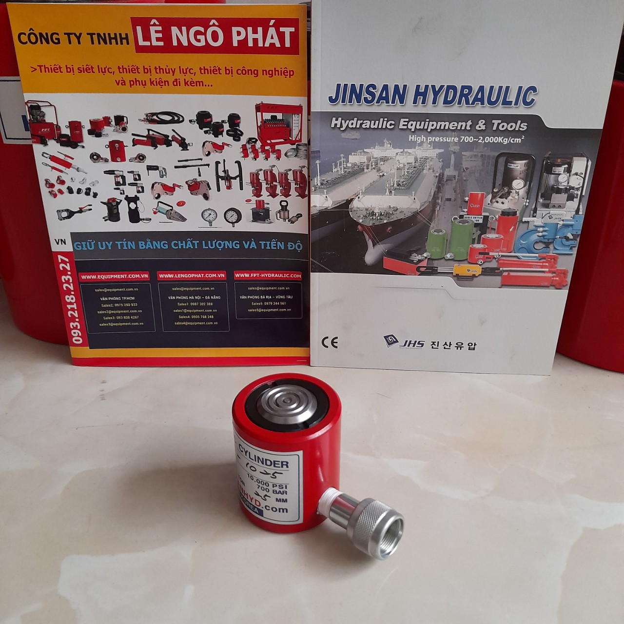 JSC-1025, Kích thủy lực lùn JHS 10 tấn hành trình 25 mm