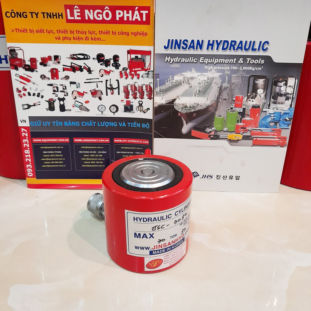 JSC-3050, Kích thủy lực lùn JHS 30 tấn hành trình 50 mm