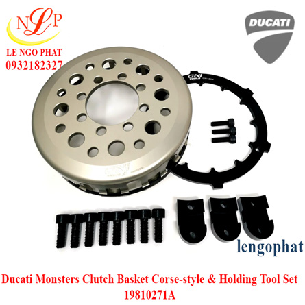 Ducati Monsters Clutch Basket Corse-style & Holding Tool Set 19810271A
