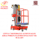 GTWY1-8 7.8M HYDRAULIC ALUMINUM ALLOY AERIAL WORKING PLATFORM SINGLE MAST VERTICAL LIFT