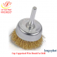 Cup Copperized Wire Brush For Drill