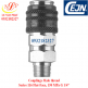 Couplings Male thread Series 116 Flat-Face, 150 MPa G 1/4"